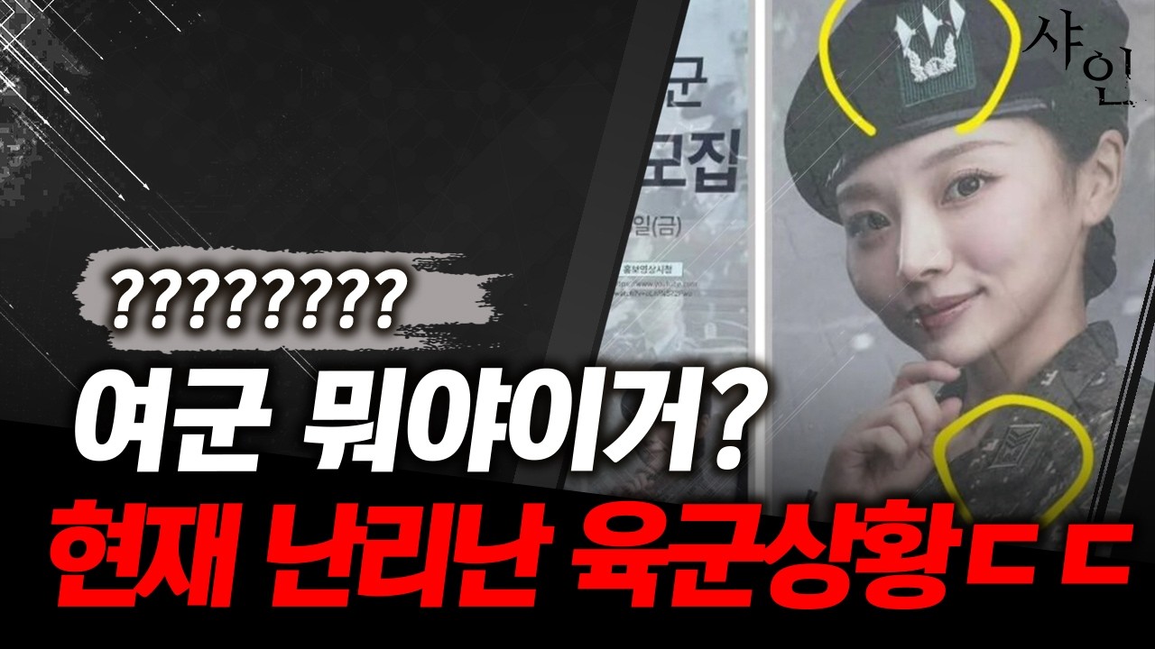 [초긴급] 현재 난리난 여군 포스터 상황ㄷㄷㄷ미친건가