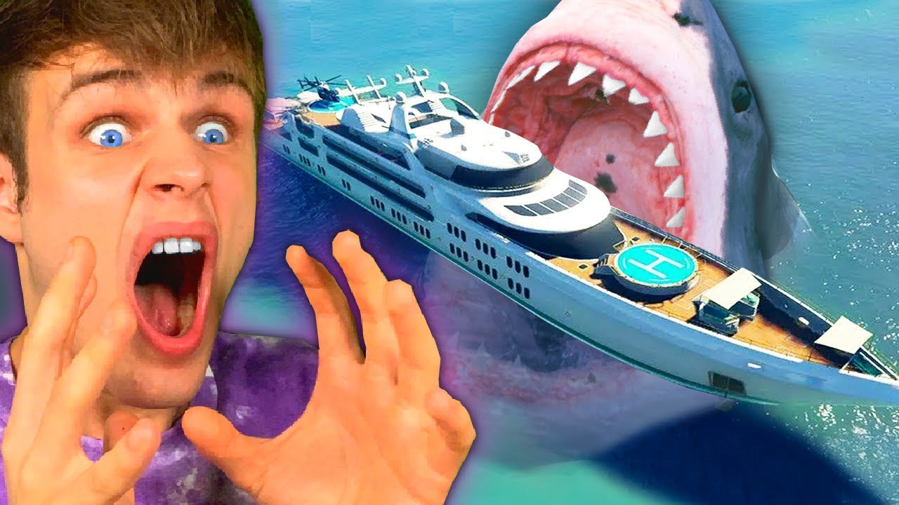 Extrémní OBŘÍ ŽRALOK útočí v GTA 5!