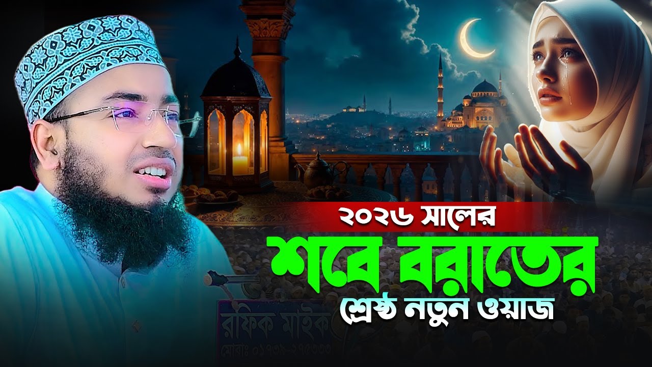 ২০২৬ সালের শবে বরাতের শ্রেষ্ঠ নতুন ওয়াজ | Jahirul islam foridi new waz