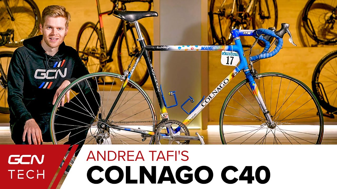 Andrea Tafi's Paris-Roubaix Winning Colnago C40 Race Bike | GCN Tech Retro Pro Bike