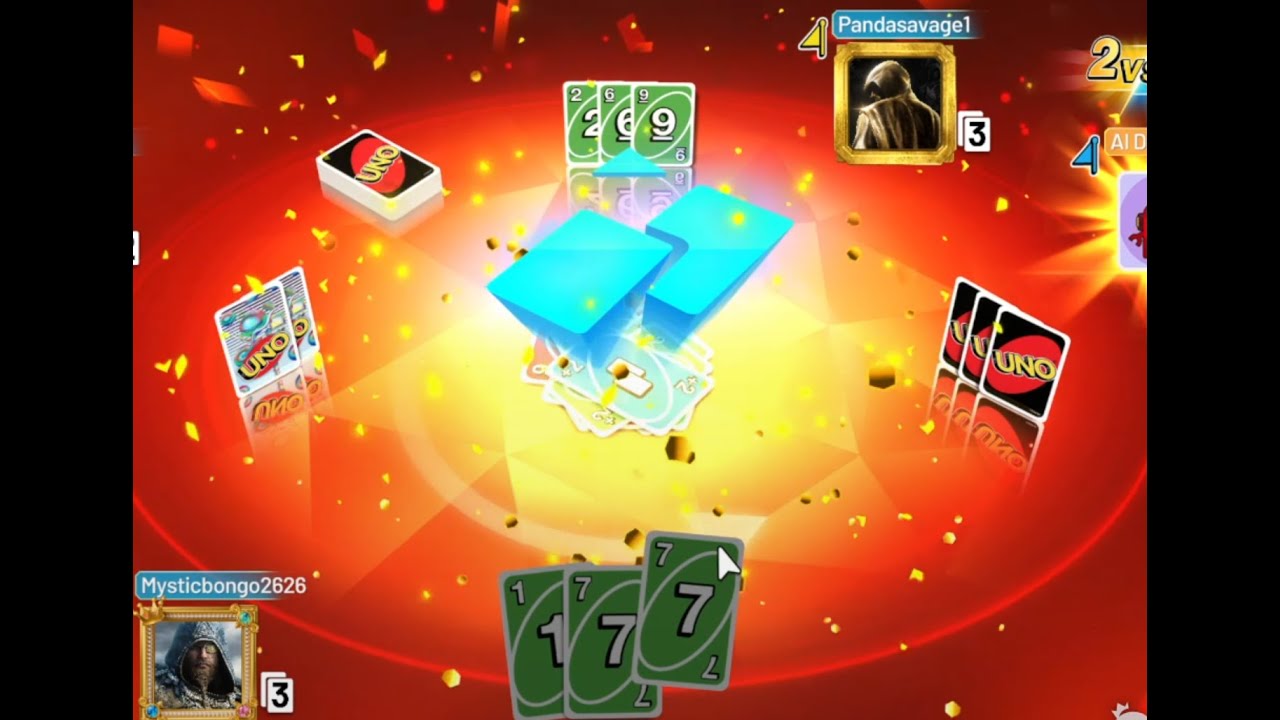 Playing some UNO with Pandasavage 