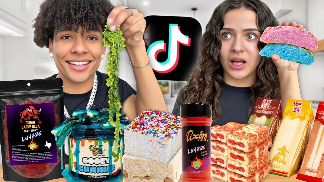 TRYING VIRAL SNACK FOODS FROM TIKTOK SHOP!