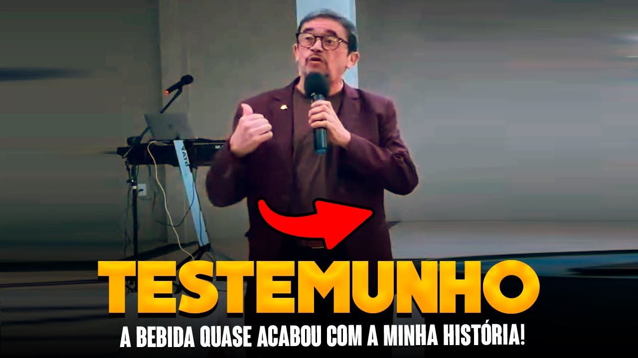 É DE ARREPIAR O TESTEMUNHO DESSE IRMÃO! A BEBIDA QUASE ACABOU COM A MINHA HISTORIA!