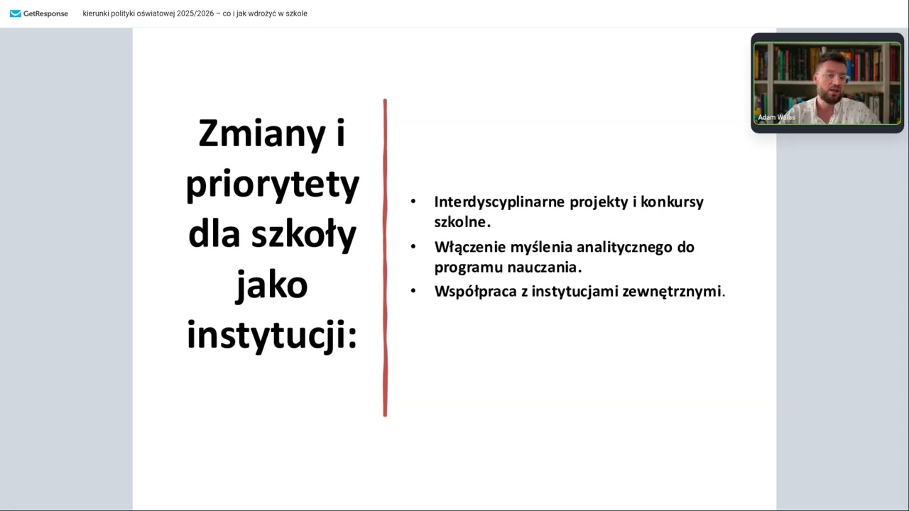 8 kierunków polityki oświatowej 2025/2026 – praktyczne szkolenie dla nauczycieli