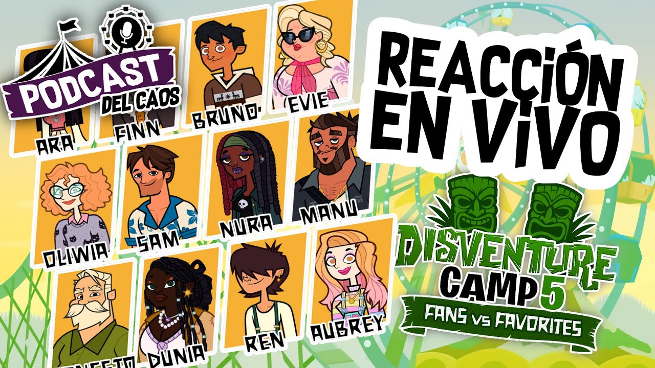 Reacción a los NUEVOS personajes de Disventure Camp 5: Fans vs Favorites!