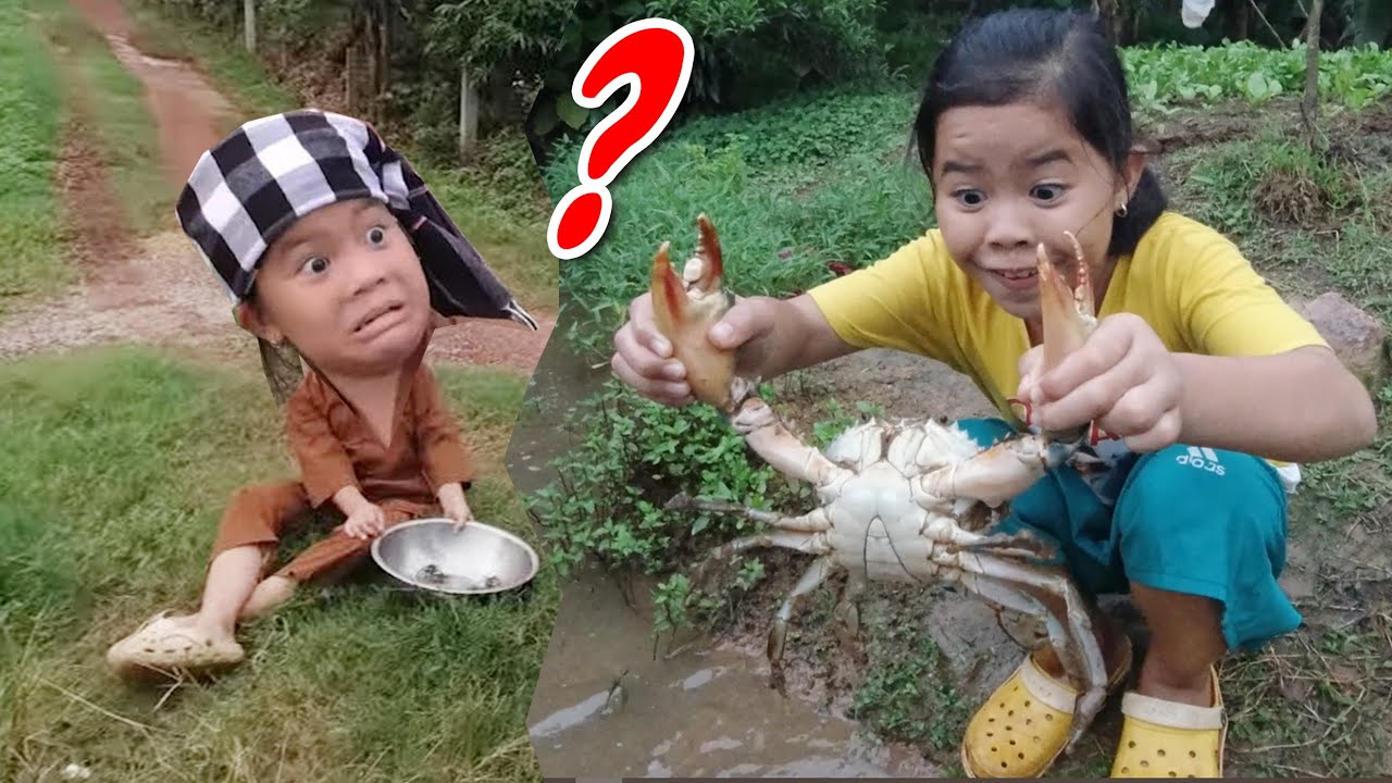 Eating delicious - Cooking crab recipe - Sweet Loving Family Dinner 💕 Lộc TiVi 💕