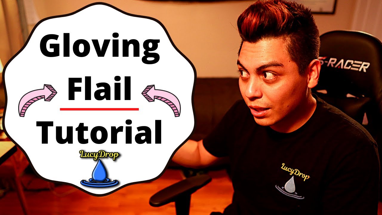 Flail Basics For Beginner Light Show Artists | How To Glove | Gloving Tutorial