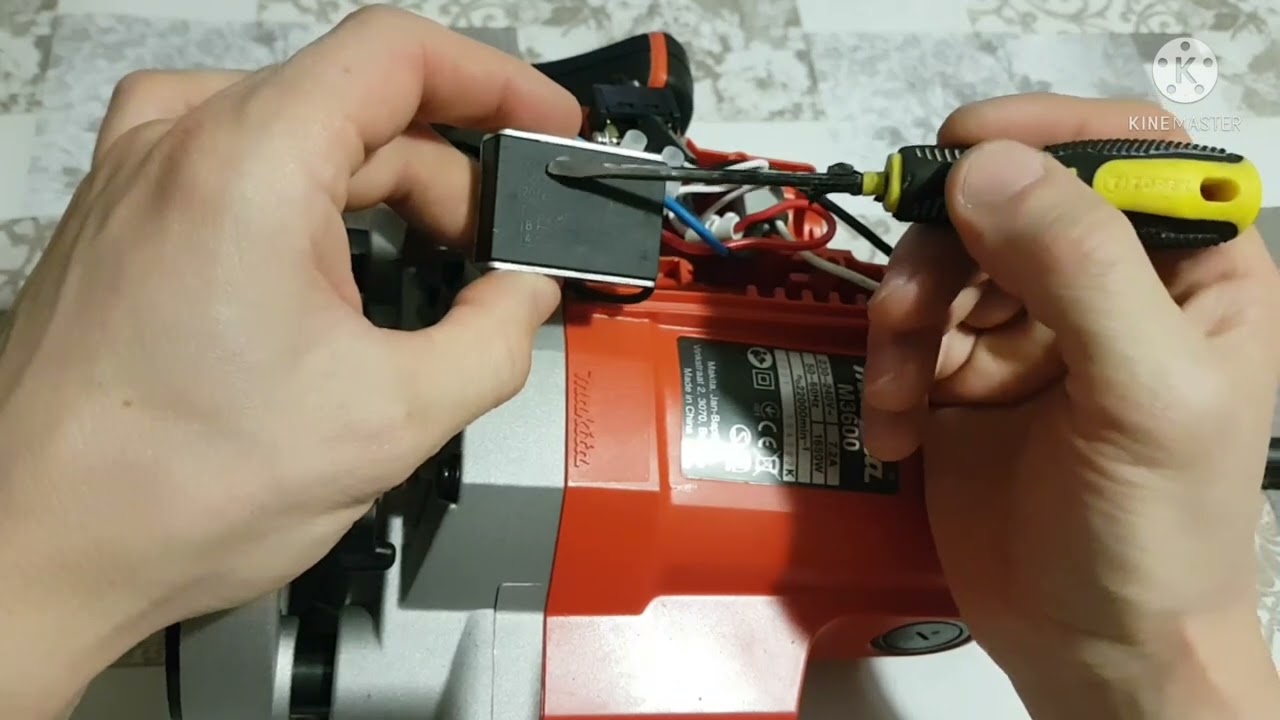 Установка плавного пуска на фрезер Makita m3600