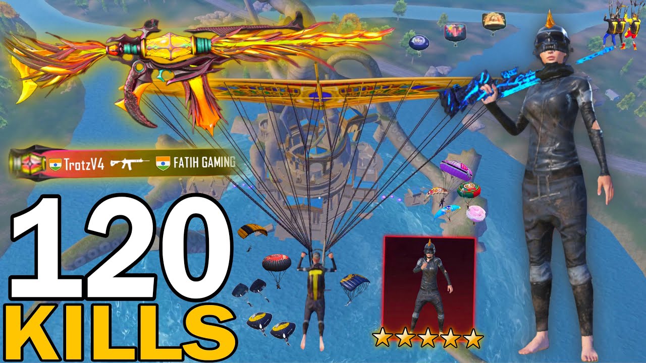 120 KILLS!🔥 IN 4 MATCHES FASTEST GAMEPLAY With FULL S2 OUTFIT😍SAMSUNG,A7,A8,J2,J3,J4,J5,J6,J7,XS