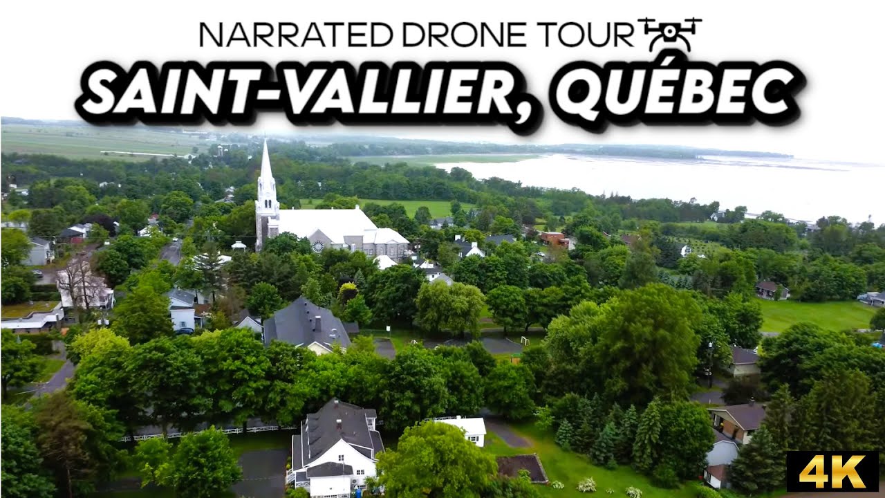 ⚜️🌄 Captivating 4K Drone Views Over Saint-Vallier, Qu&eacute;bec! 🌳✨