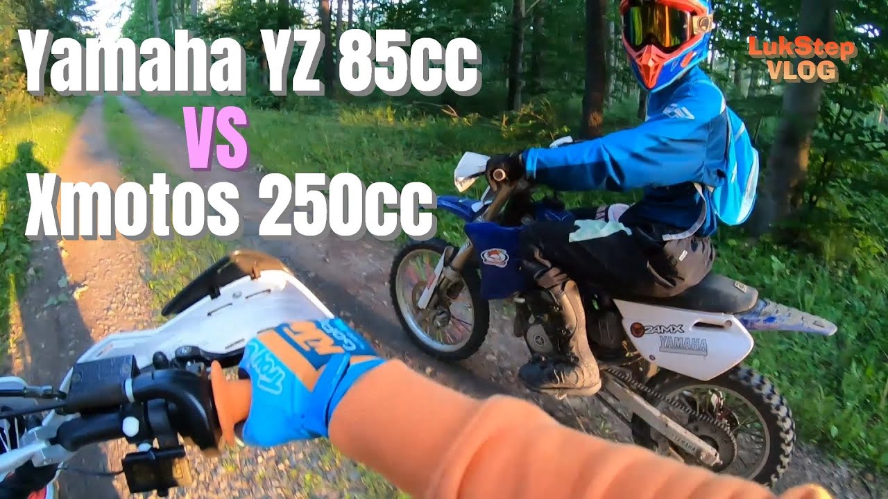 Yamaha Yz 85cc VS Xmotos ASIX XB88 250cc kt&oacute;ry się lepiej zbiera? kt&oacute;ry szybszy? Japonia czy Chiny ?
