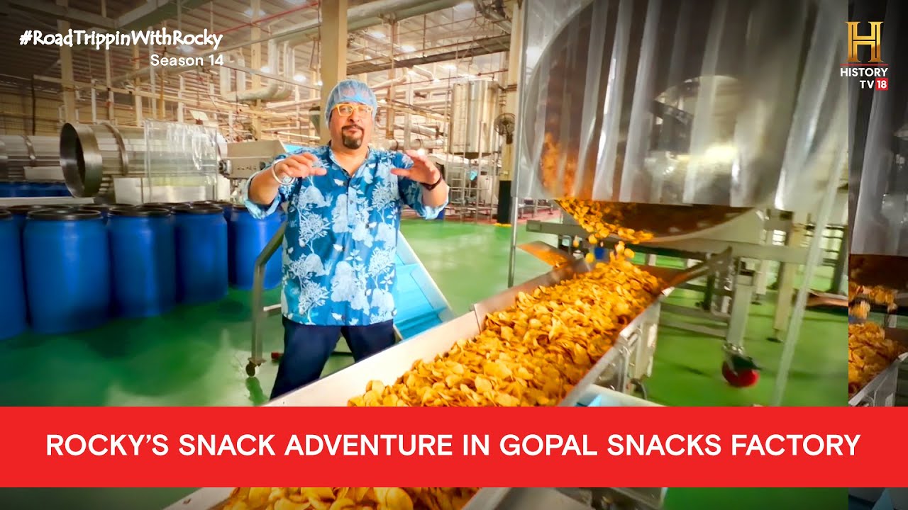 Rocky opens #RoadTrippinWithRocky S14 with 150,000 kgs of potatoes at Gopal Snacks