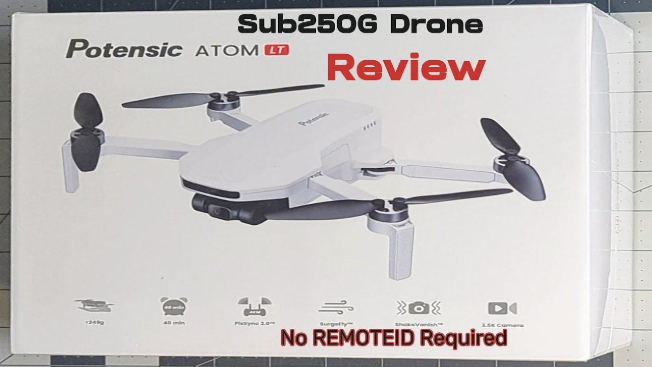 Potensic ATOM LT GPS Drone Under 249g, 40 Mins Long Flight, EIS 2.5K Camera, 4KM FPV Transmission