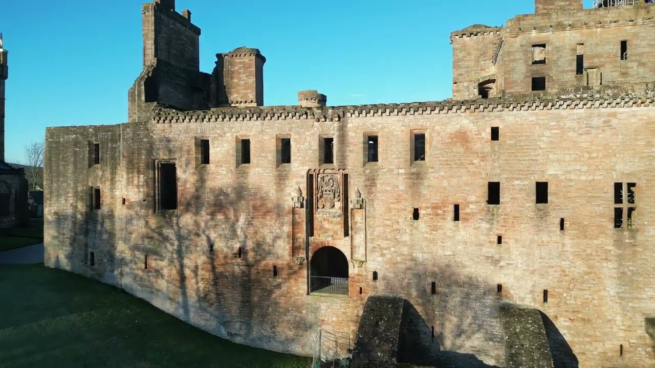 Aerial Tour of Linlithgow Palace | Outlander's Iconic Filming Location