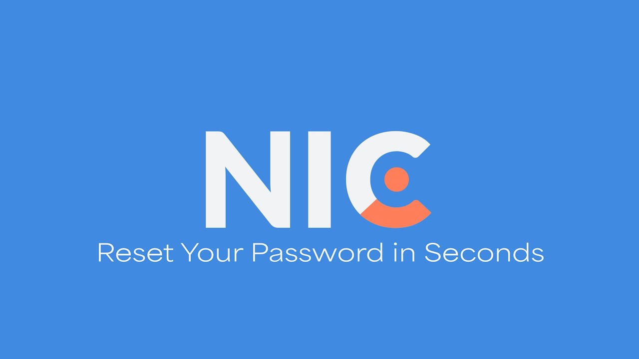 Reset Your Password in Seconds | NIC Academy