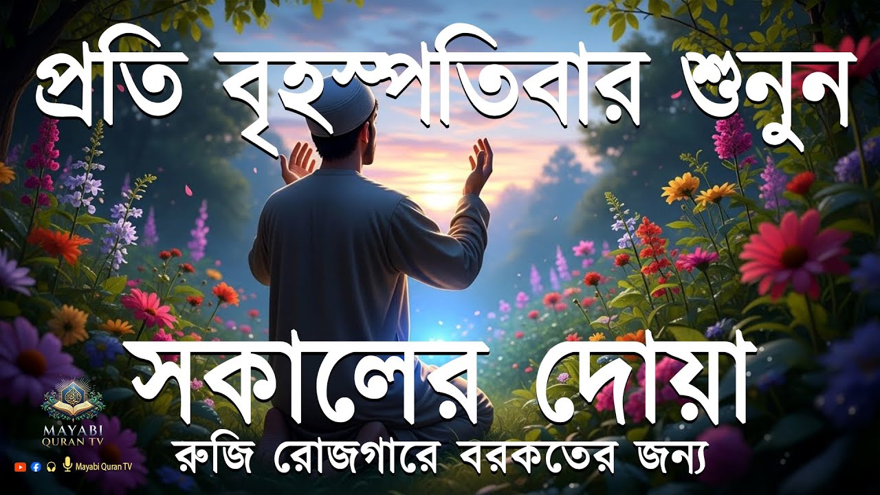 সকালের দোয়া ও জিকির। সকালটা শুরু হোক কুরআনের বরকতময় আয়াত দিয়ে। Morning Dua l By Alaa Aqel