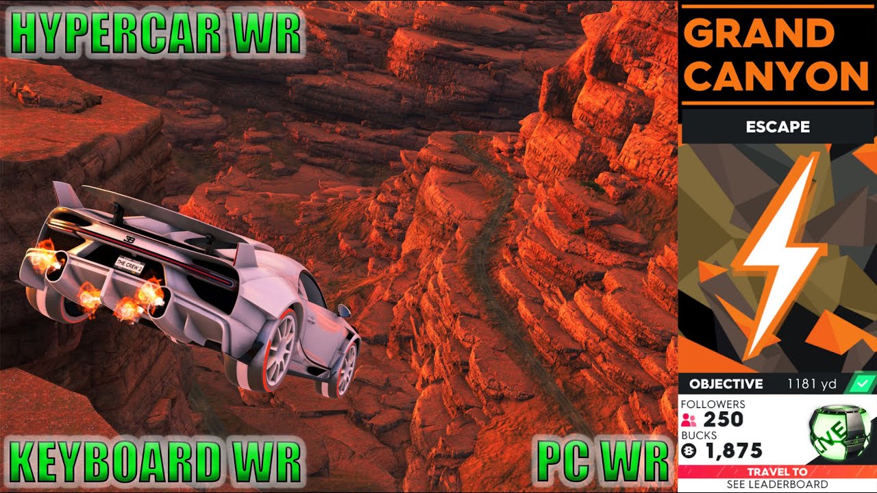HYPERCAR FWR | The Crew 2 GRAND CANYON Escape 201,745 Yards