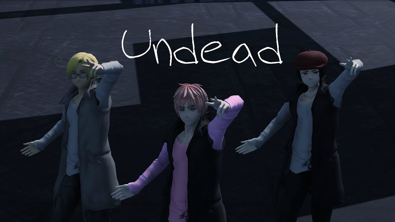 【MMD || 2P! Hetalia】Undead【Psycho Elegancy Trio】