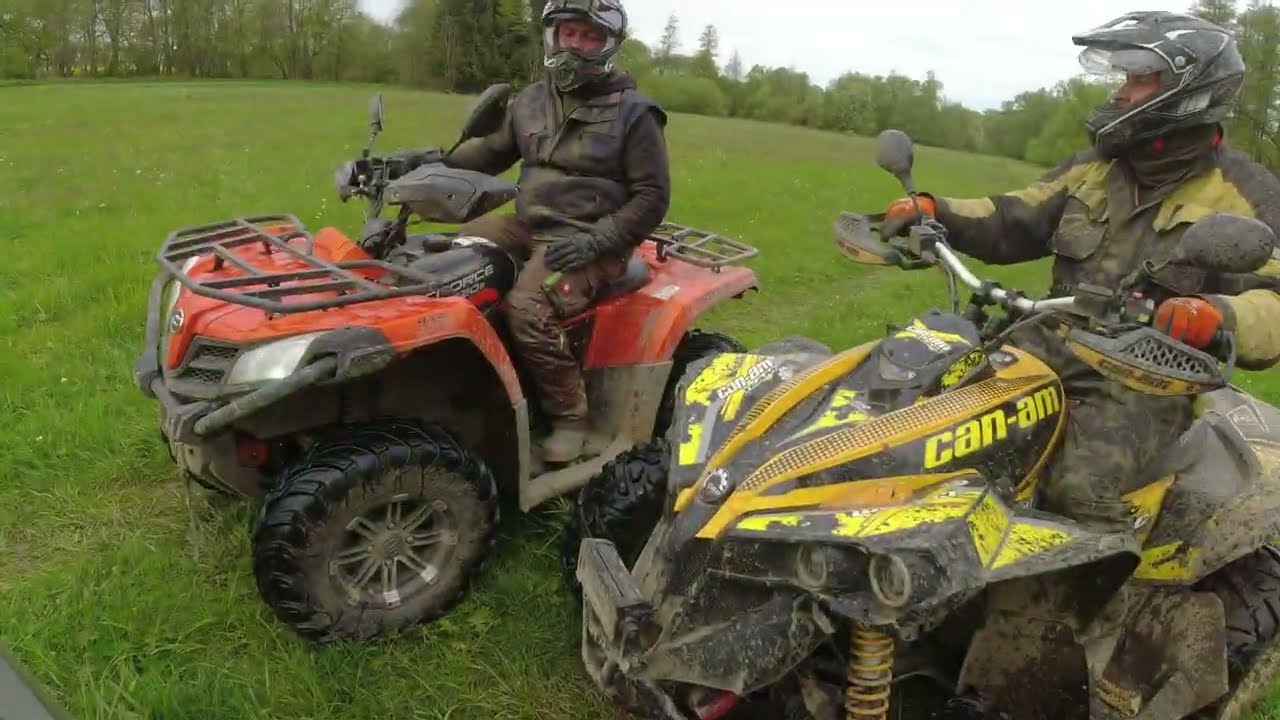První zajížděcí vejjezd/CF-MOTO X520/SUZUKI King Quad/Can-am Renegade 1000
