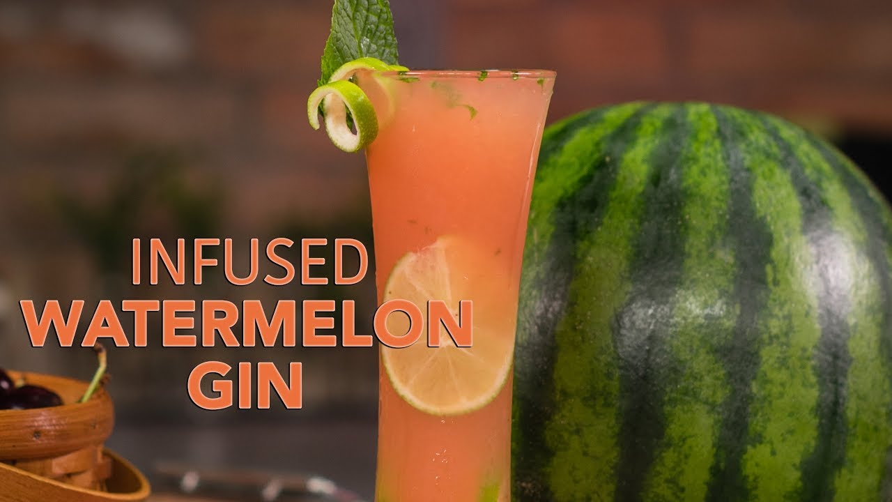 Watermelon Gin - Infused Food How To - MagicalButter.com