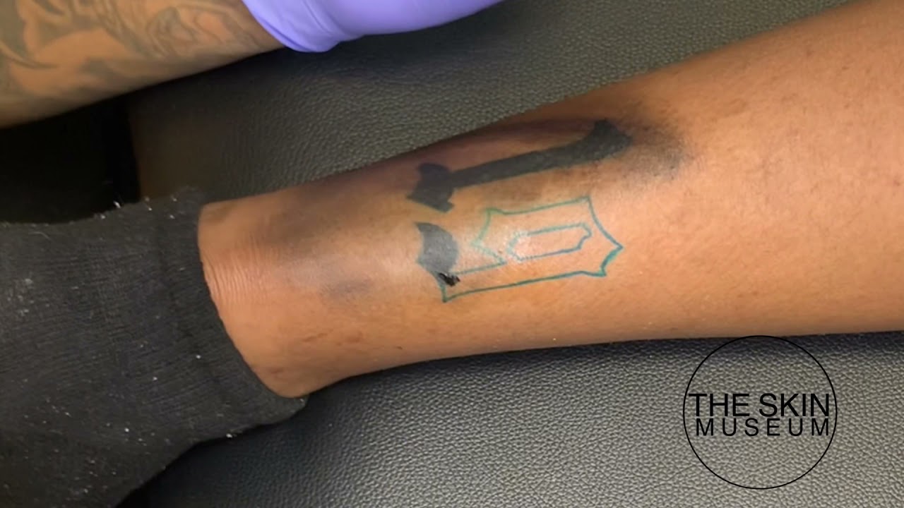 Tattoo time lapse lining vs shading tattoos (Bishop Wand Liner vs Bishop Wand Shader)