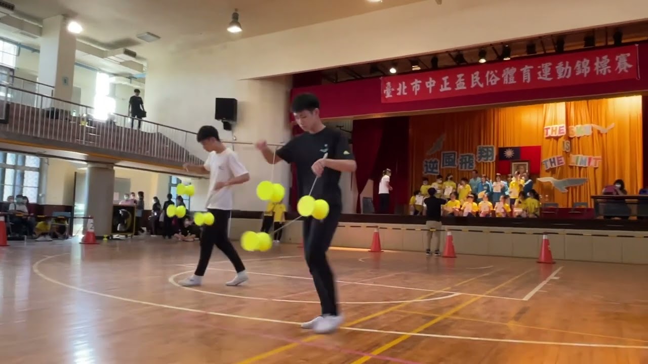 111臺北市中正盃民俗體育錦標賽公開男子組雙人冠軍🏆-黃士融、鄭康平