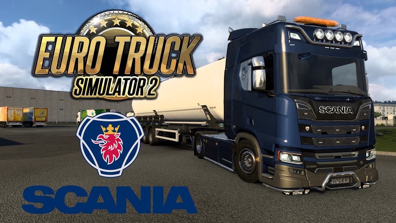 Euro Truck Simulator 2 1.58 II Scania - Nordic Horizons DLC (Norveç) //Logitech G923