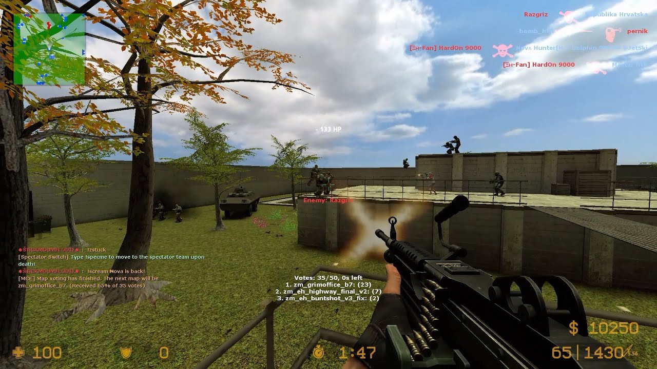 zm base day v2 map in Counter-Strike: Source (CSS) - Zombies (275)