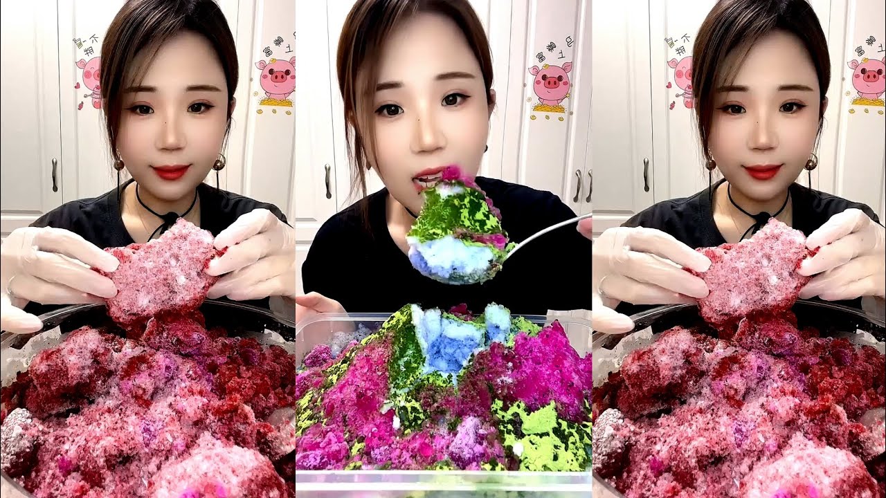 ASMR SHAVED ICE EATING YY