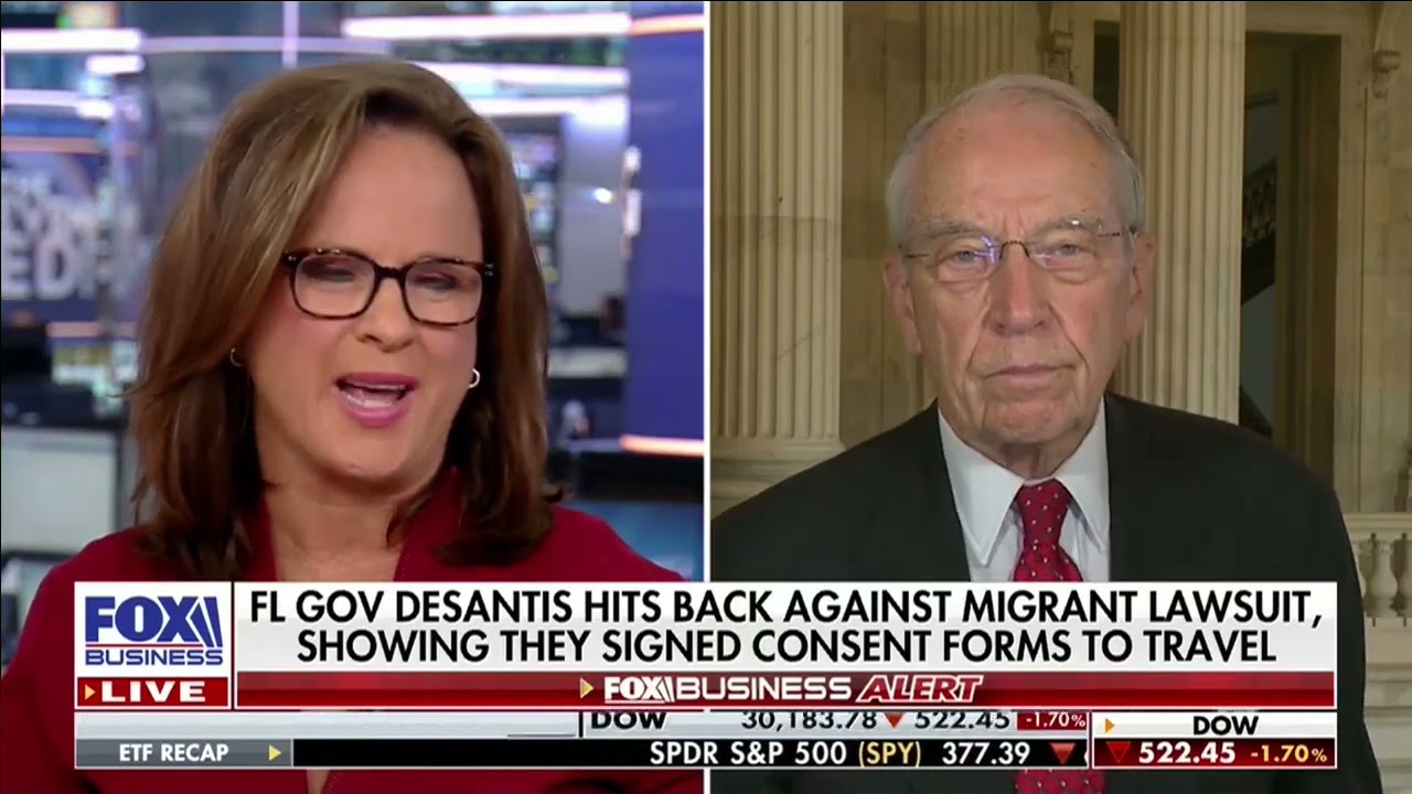 Grassley with Liz MacDonald on the Evening Edit