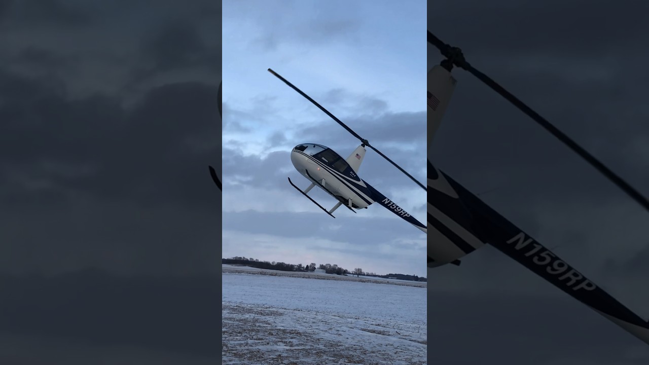 R44 full down autorotation #helicopter #aviation #pilot #flying