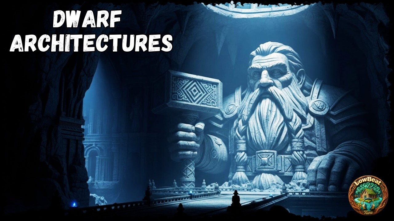 Dwarf Architectures & Earthy Whispers ⚒️⛰️ | Relaxing Ambiance for Inner Peace | LowBeat Tune 🍁