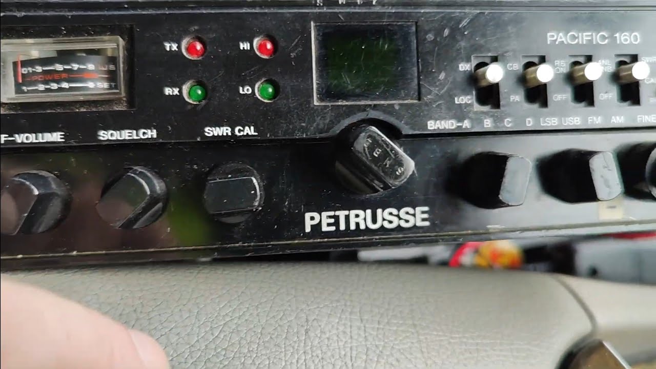 petrusse Pacific 160 am FM SSB CB radio