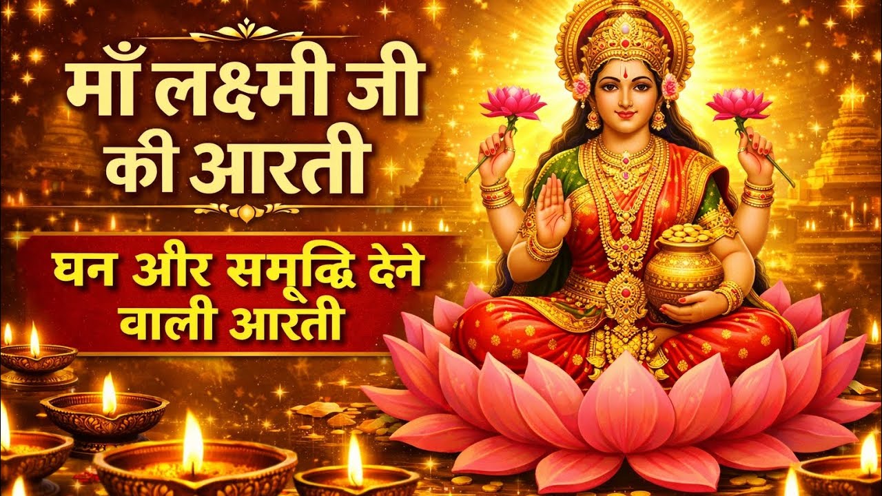 माँ लक्ष्मी जी की आरती | जय लक्ष्मी माता | Lakshmi Mata Aarti | धन और समृद्धि देने वाली |