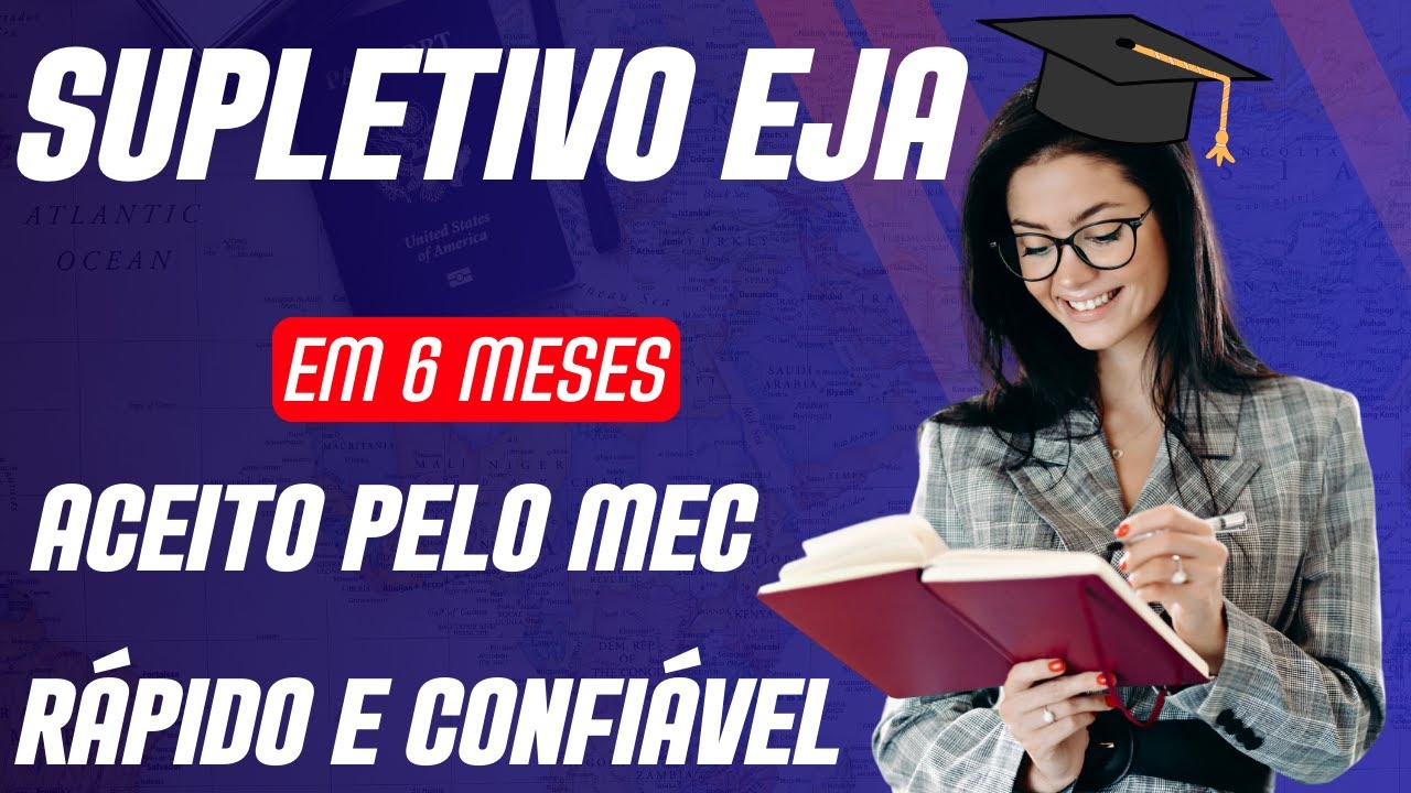 TERMINE o Ensino Médio com Supletivo EJA EAD em 6 MESES