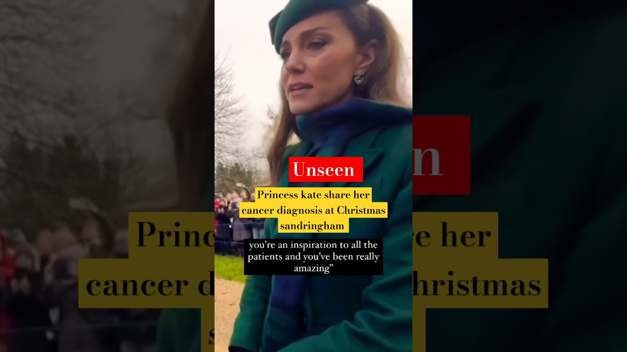 Princess kate about how dangerous cancer& effect family Christmas sandringham #shorts #katemiddleton
