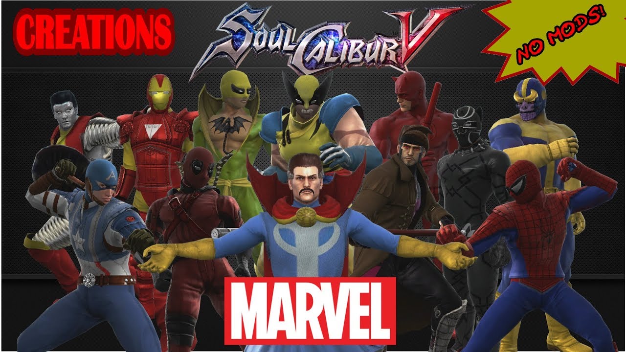 SOULCALIBUR CREATIONS : MARVEL CHARACTERS