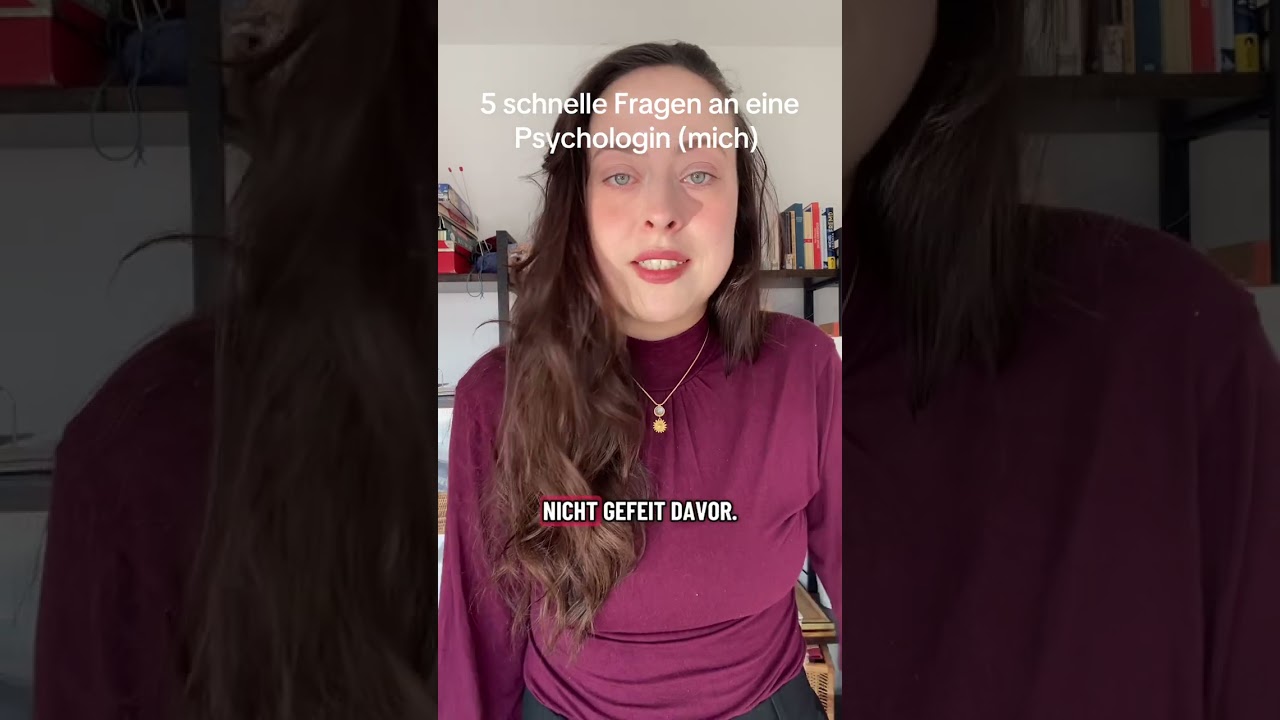 5 schnelle Fragen an eine Psychologin 