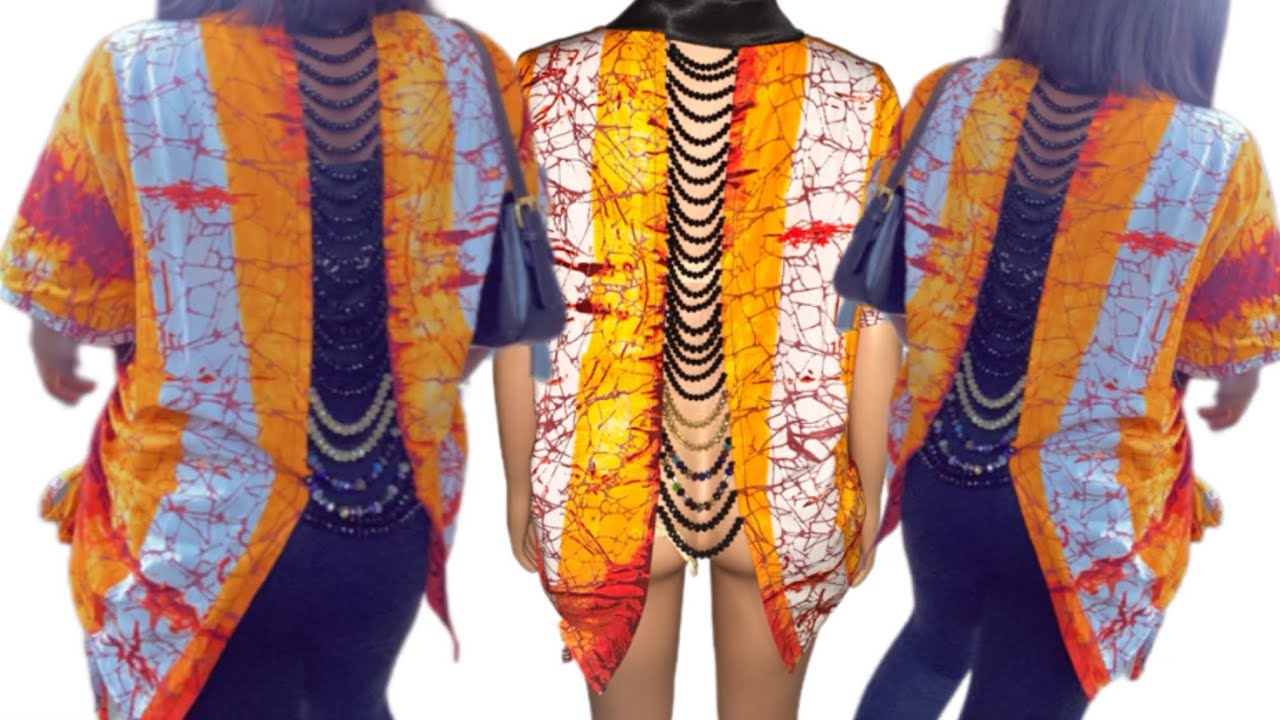 How to Cut & Sew Beaded ankara Jackets #chiomasstitches #fashion #jackets #tutorial