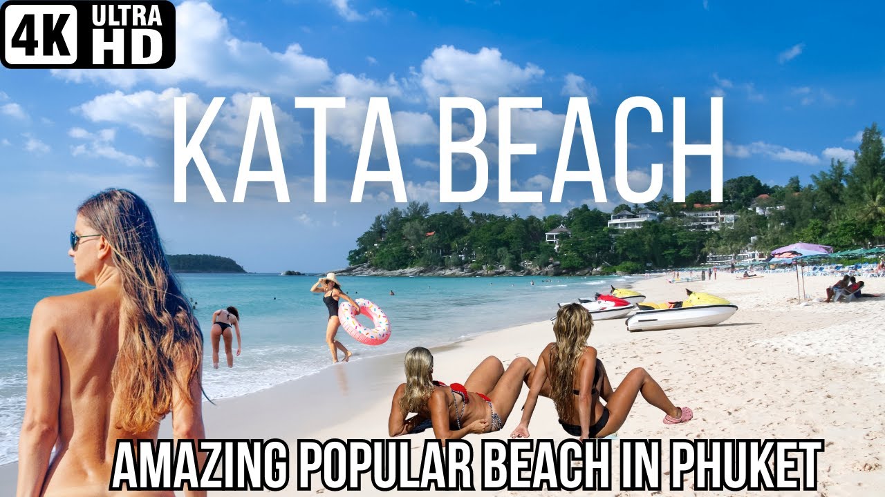 4K Прогулка по пляжу Ката - КРАСИВЫЙ ПЛЯЖ НА ПХУКЕТЕ🌴 ПХУКЕТ, ТАИЛАНД 2023 🌴 [суб]