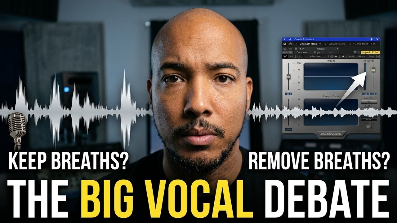 Should you remove all the breaths from a vocal? Featuring Waves DeBreath
