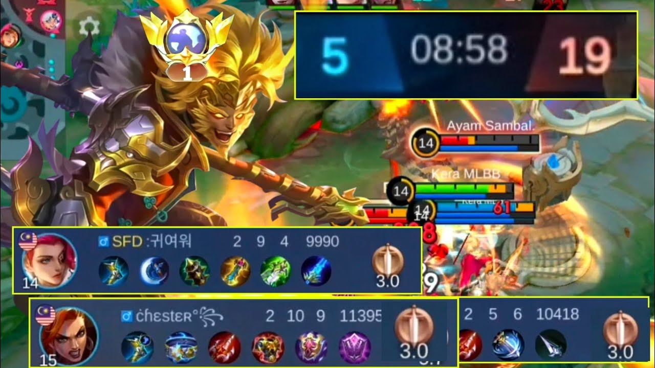 CARRYING THE DARKSYSTEM TRIO BROTHERS (MOBILE LEGENDS)