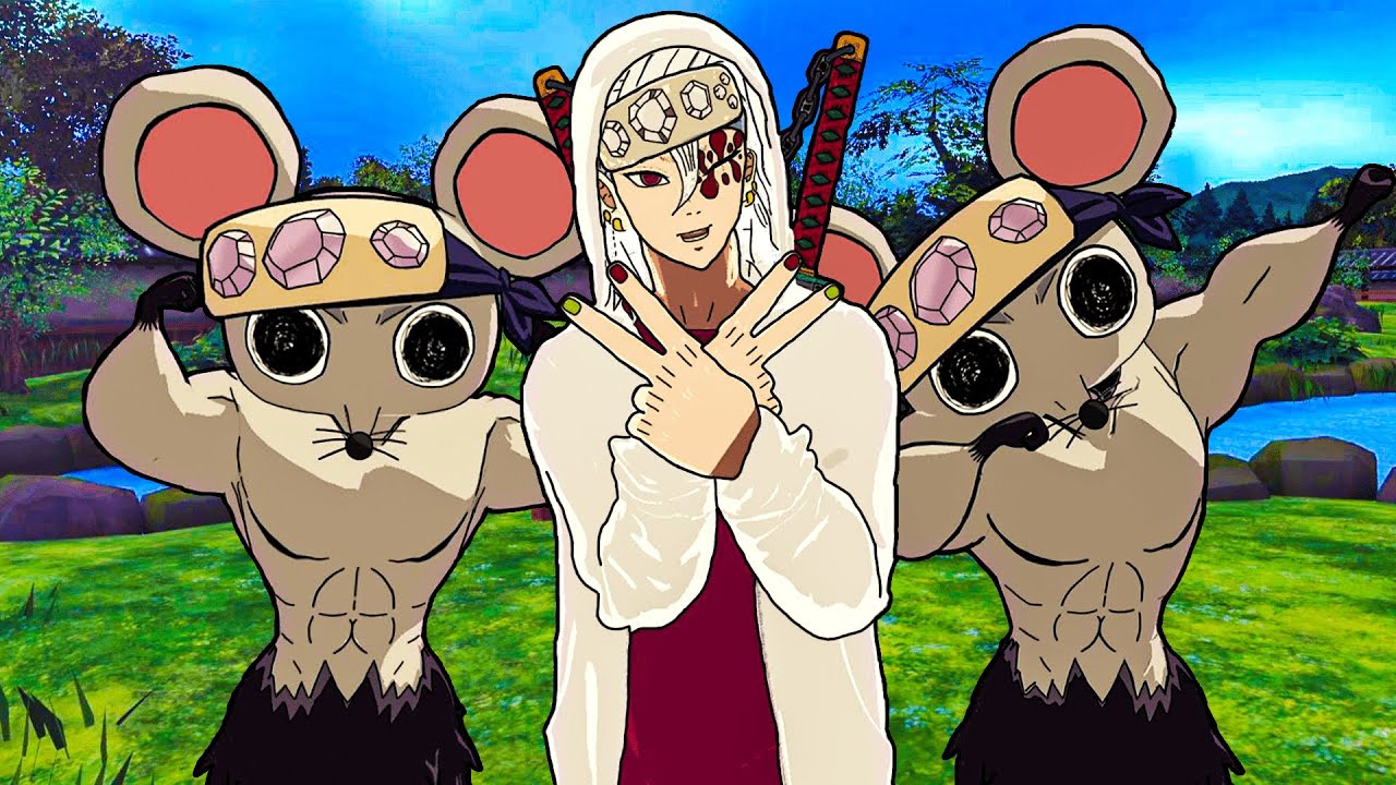 The Muscle Mice Invade Demon Slayer! (VRChat)