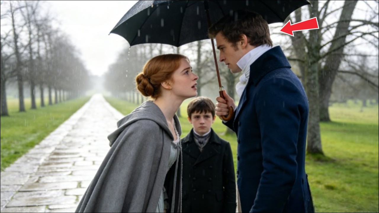 💔 “PAPA, WHY IS THAT LADY CRYING?”—THE DUKE LOOKED UP AND FROZE