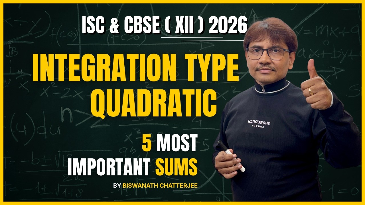 Special Integrals Made Easy | Quadratic Denominator | Class XII CBSE & ISC 2026 | Maths Remedy