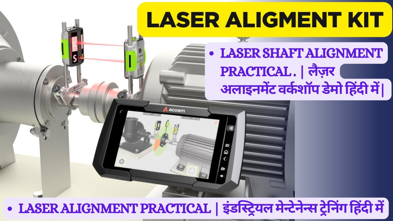 Laser Shaft Alignment Practical | Step-by-Step Demonstration for Beginners.