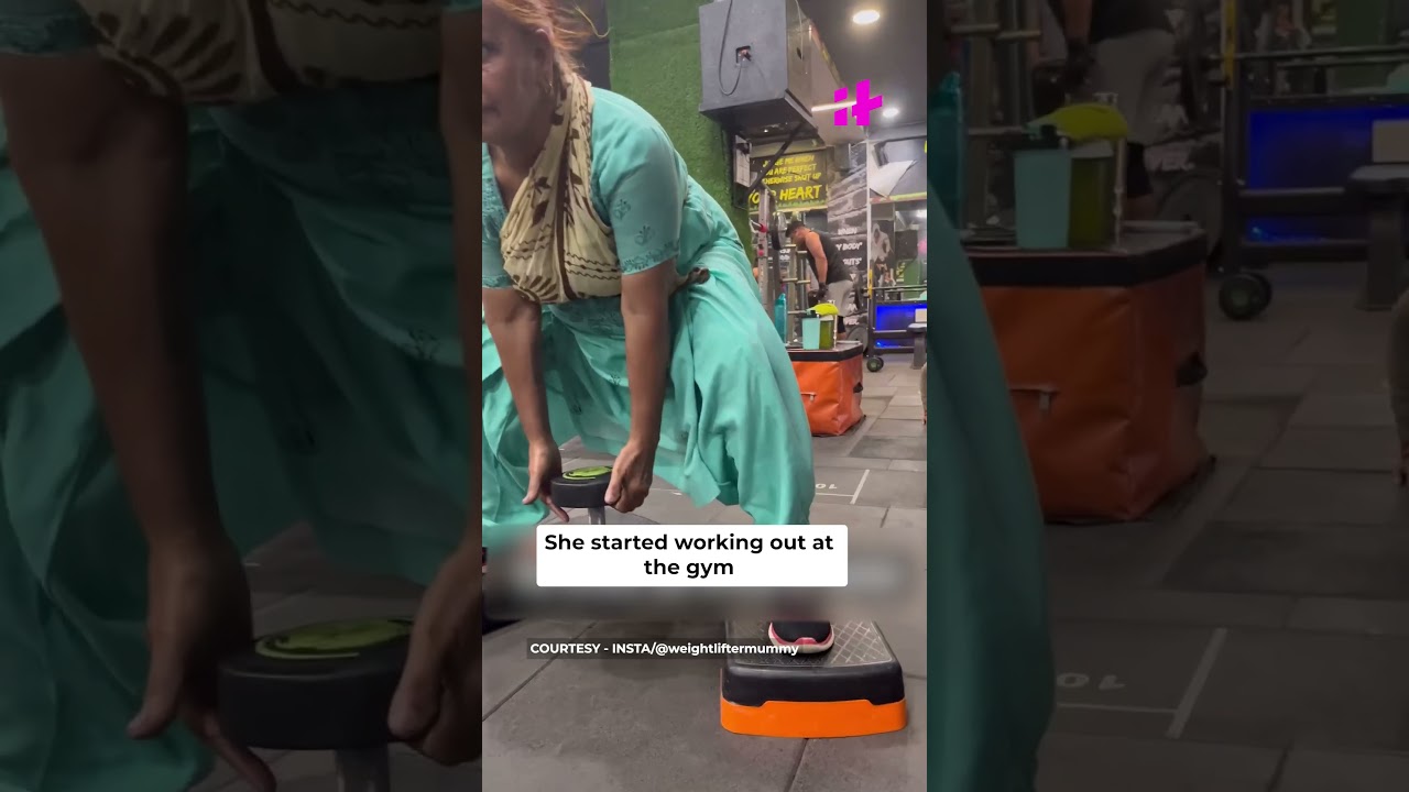 68-Year-Old Indian Woman Starts Working Out At Gym, Sets New Fitness Goals