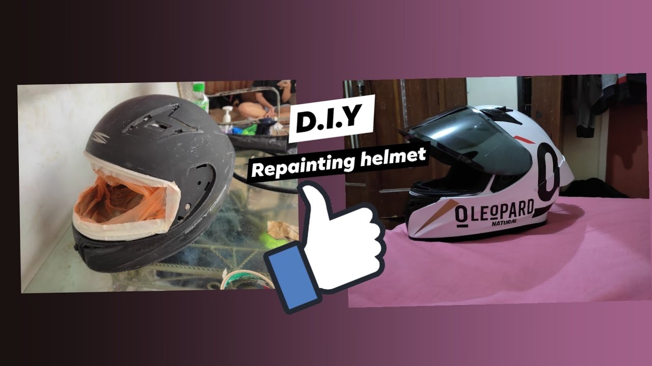 HOW TO REPAINT YOUR HELMET / SAMURAI PAINT / SYPDER HELMET TURNS TO KYT 😱 / #samuraipaint
