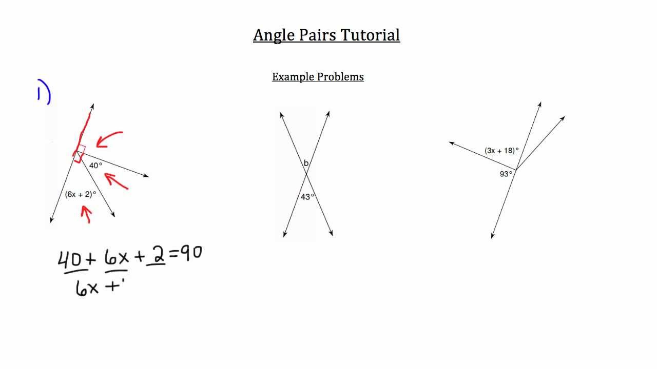 Angle Pairs
