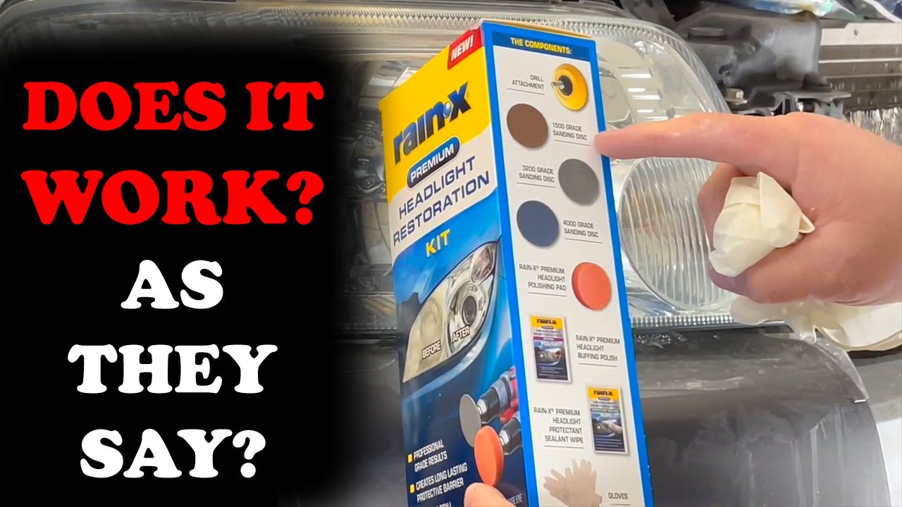 Rain-X Headlight Restoration Kit Does It Work As They Say?